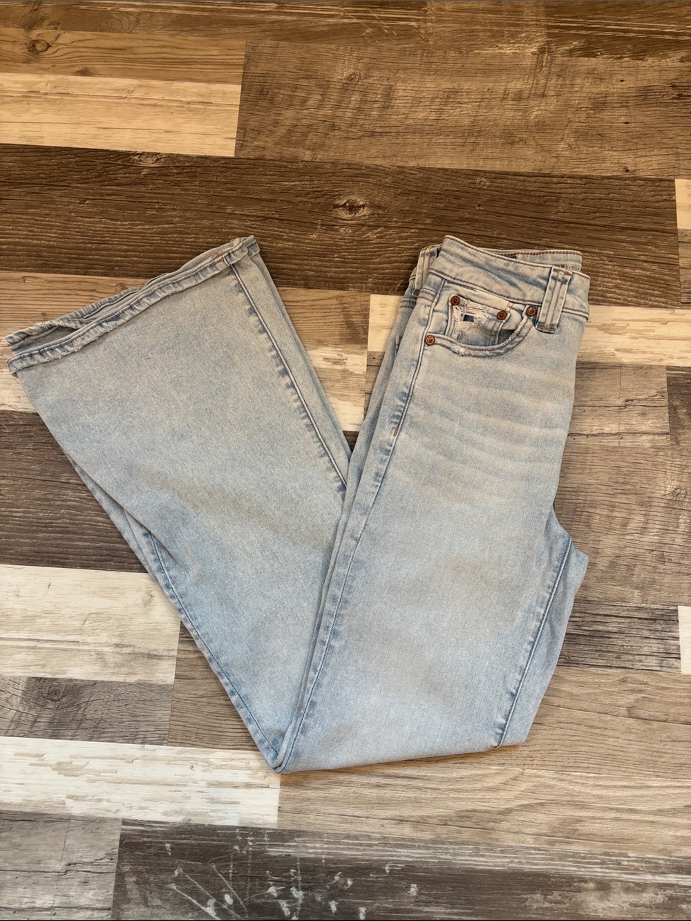 American Eagle Outfitters Light Wash Flare Jeans